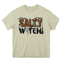 Mossy salty witch Heavy Core Tee - CowhideDigitalArt
