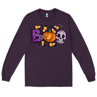 Plum Boo halloween Long Sleeve Tee - Artiststas