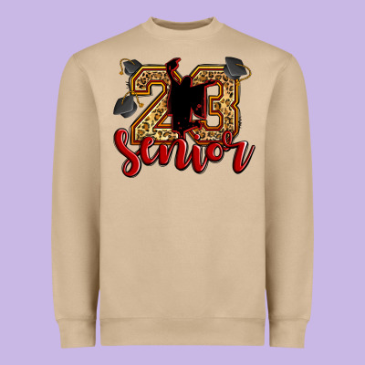 Senior 2023 Heavyweight Sweatshirt Designed By Zillion Design Studio