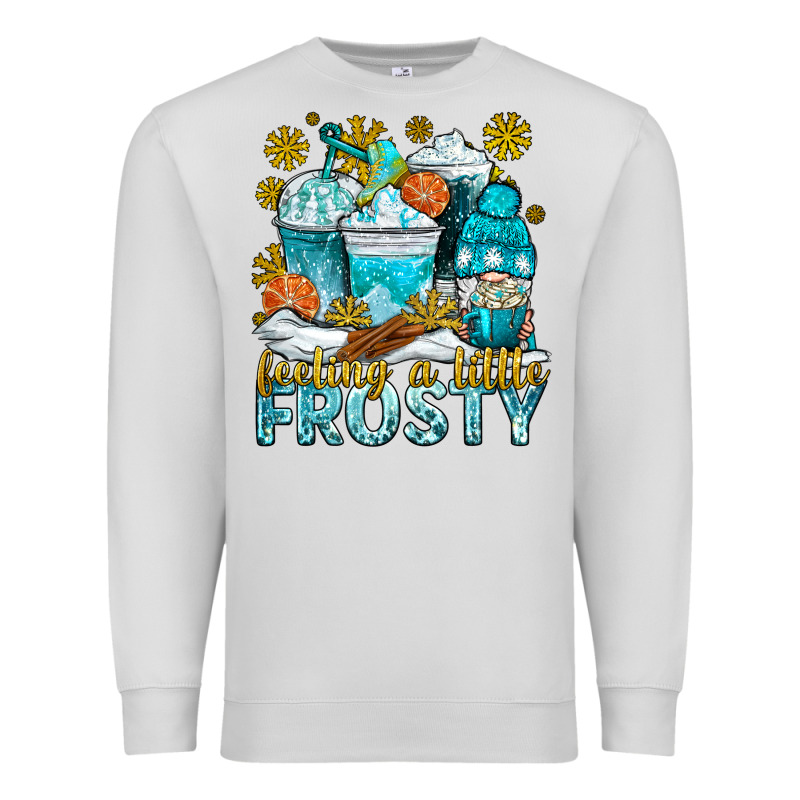 Feeling A Little Frosty Coffee Cups Premium Sweatshirt by NancyCooperArtShop | Teevron