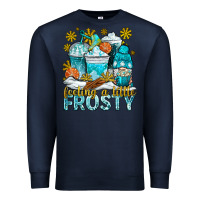 Navy feeling a little frosty coffee cups Premium Sweatshirt - NancyCooperArtShop
