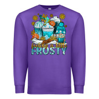 Purple feeling a little frosty coffee cups Premium Sweatshirt - NancyCooperArtShop