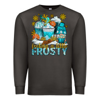 Smoke feeling a little frosty coffee cups Premium Sweatshirt - NancyCooperArtShop