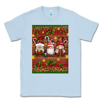 Dusty Blue christmas gnomes Classic Tee - Artiststas