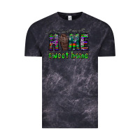 Cloud Black home sweet home Vintage Tee - CowhideDigitalArt