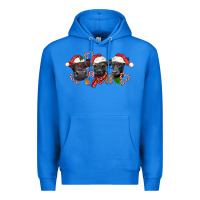 True Royal Christmas Black Angus Cows Premium Hoodie - LillyAllenDesigns
