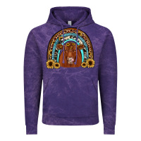 Cloud Purple red angus rainbow Vintage Hoodie - JahusDesignShop