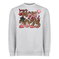 Heather Grey senior mom class of 2023 Heavyweight Sweatshirt - Zillion Design Studio
