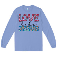Colony Blue love like jesus Long Sleeve Tee - JahusDesignShop