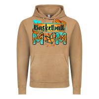 Basketball Mom With Leopard Vintage Hoodie | Teevron