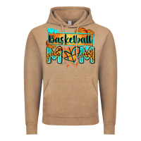 Vintage Coffee basketball mom with leopard Vintage Hoodie - Zillion Design Studio