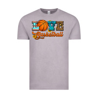 Vintage Zinc love basketball Vintage Tee - HRA Design Shop