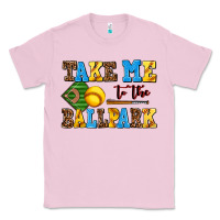 Bubblegum Pink take me to the ballpark softball Classic Tee - AdoDesignShop