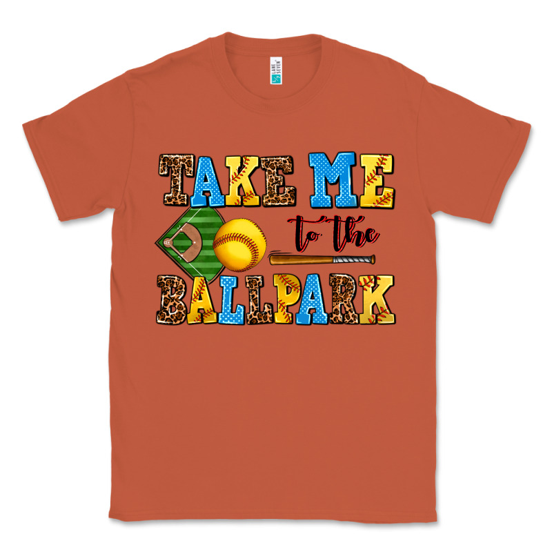 Take Me To The Ballpark Softball Classic Tee by AdoDesignShop | Teevron
