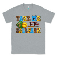 Heather Grey take me to the ballpark softball Classic Tee - AdoDesignShop