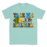 Seafoam take me to the ballpark softball Classic Tee - AdoDesignShop