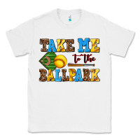 White take me to the ballpark softball Classic Tee - AdoDesignShop