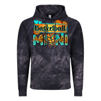 Cloud Black basketball mini with leopard Vintage Hoodie - Zillion Design Studio