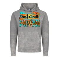 Cloud Rock basketball mini with leopard Vintage Hoodie - Zillion Design Studio