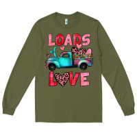 Army Green loads of love truck Long Sleeve Tee - JahusDesignShop