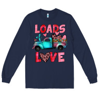 Navy loads of love truck Long Sleeve Tee - JahusDesignShop