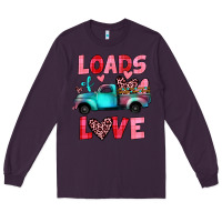 Plum loads of love truck Long Sleeve Tee - JahusDesignShop