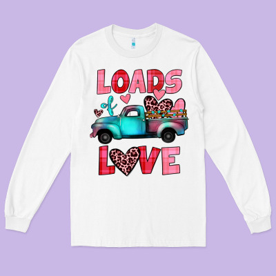 Loads Of Love Truck Long Sleeve Tee Designed By Jahusdesignshop