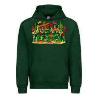 Forest Green New Mexico Urban Hoodie - texasbilliewilder