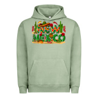 Pigment Oil Green New Mexico Urban Hoodie - texasbilliewilder