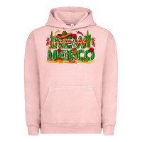 Pigment Salmon New Mexico Urban Hoodie - texasbilliewilder