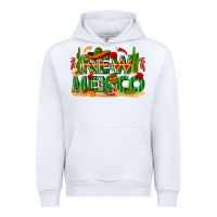 White New Mexico Urban Hoodie - texasbilliewilder