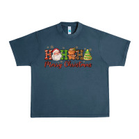 Midnight Navy hohoho merry christmas santa coffee cup tree cooki Urban Heavy Tee - FaDigitalArtStudio