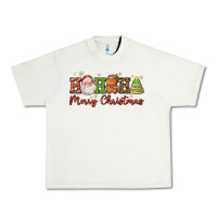 Hohoho Merry Christmas Santa Coffee Cup Tree Cooki Urban Heavy Tee | Teevron