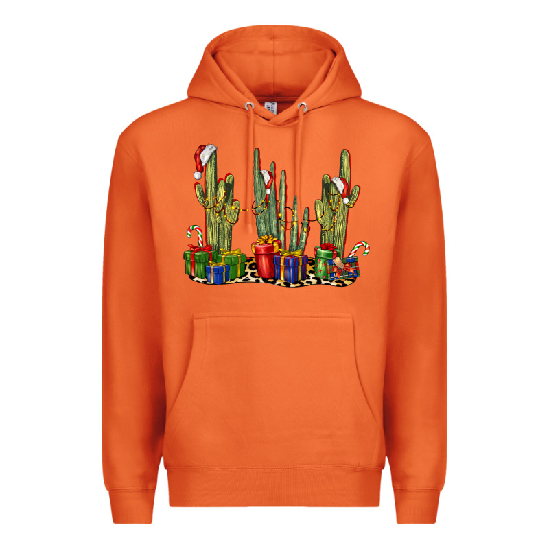 Christmas Cactus Premium Hoodie by LillyAllenDesigns | Teevron