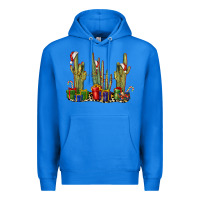 True Royal Christmas Cactus Premium Hoodie - LillyAllenDesigns