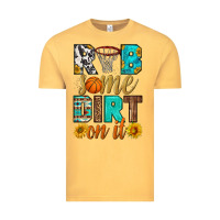 Vintage Mustard rub some dirt on it basketball Vintage Tee - HRA Design Shop