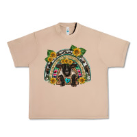 Burro suffolk ewe front sunflowers rainbow Urban Heavy Tee - BarkalooDesign