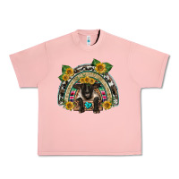 Salmon suffolk ewe front sunflowers rainbow Urban Heavy Tee - BarkalooDesign