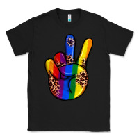 Black pride leopard peace hand Classic Tee - JahusDesignShop