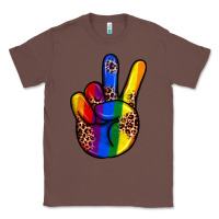 Chestnut pride leopard peace hand Classic Tee - JahusDesignShop