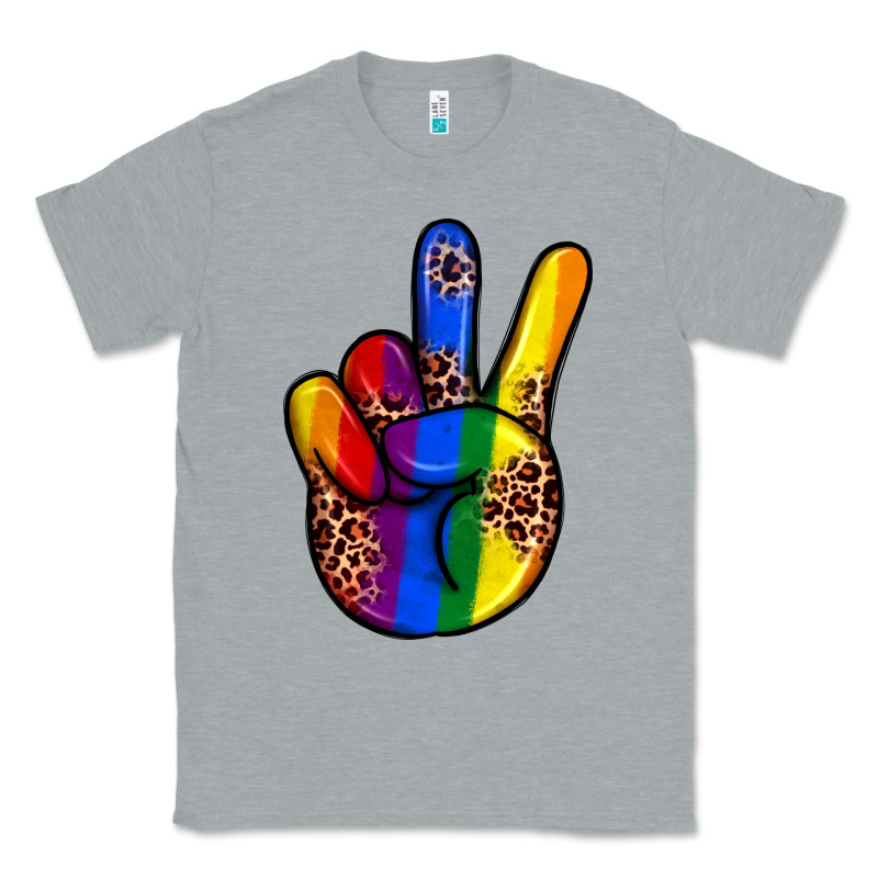 Pride Leopard Peace Hand Classic Tee by JahusDesignShop | Teevron
