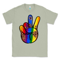 Matcha pride leopard peace hand Classic Tee - JahusDesignShop