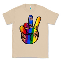 Mushroom pride leopard peace hand Classic Tee - JahusDesignShop