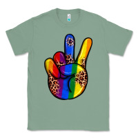 Sage pride leopard peace hand Classic Tee - JahusDesignShop