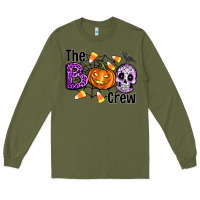 Army Green Boo halloween Long Sleeve Tee - Artiststas