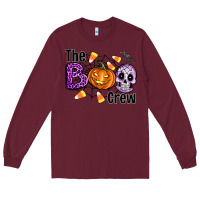 Burgundy Boo halloween Long Sleeve Tee - Artiststas