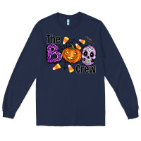 Navy Boo halloween Long Sleeve Tee - Artiststas