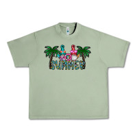 Oil Green summer Urban Heavy Tee - CowhideDigitalArt