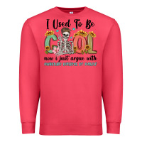 Cardinal i used to be cool now i just argue with miniature Premium Sweatshirt - MaliasSmallBusiness