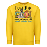 Lemon i used to be cool now i just argue with miniature Premium Sweatshirt - MaliasSmallBusiness